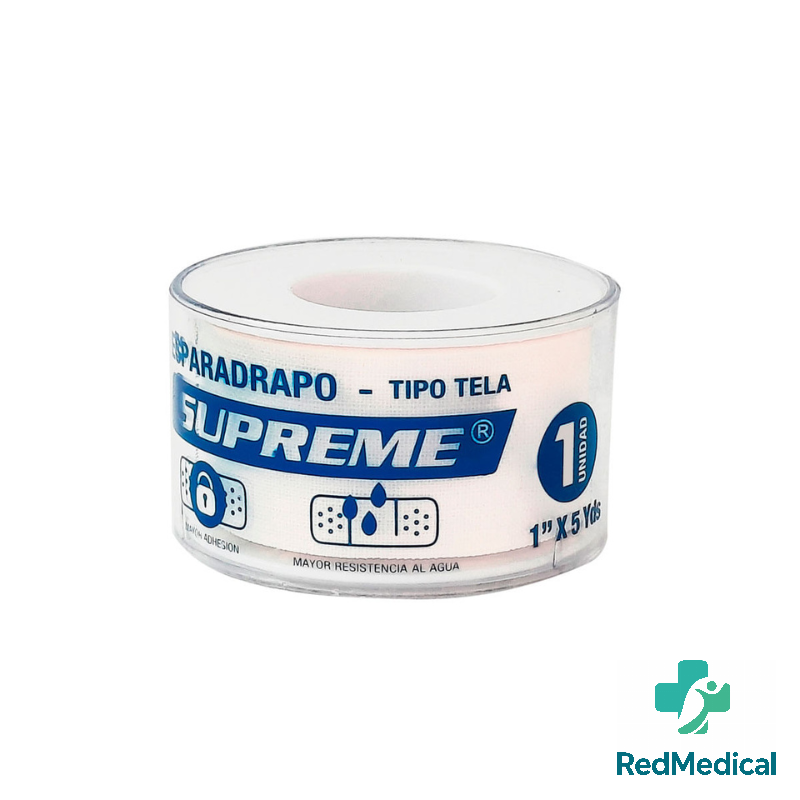 ESPARADRAPO  TELA BLANCO 1" X5 YDS SUPREME