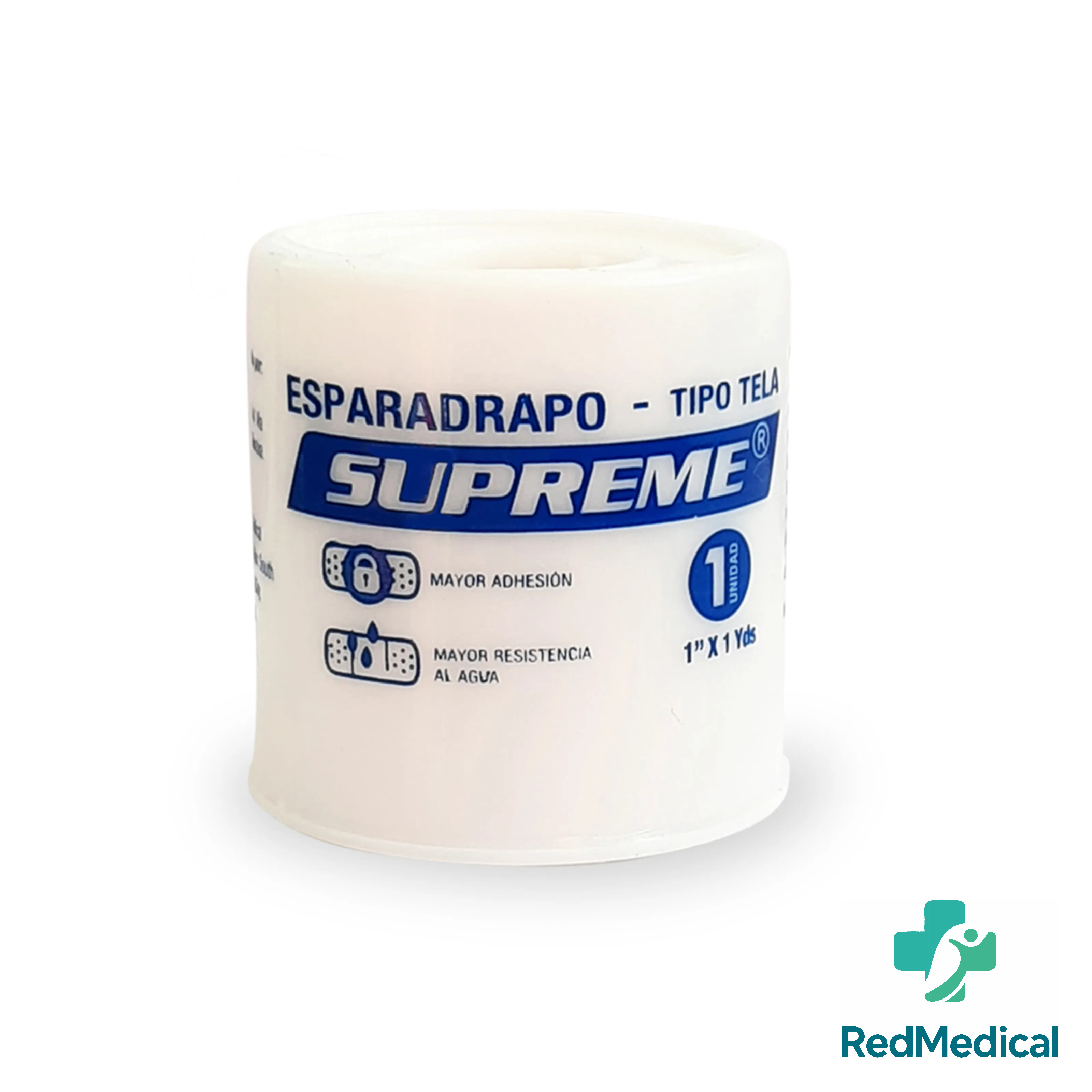 ESPARADRAPO TELA BLANCO 1" X1 YDS SUPREME