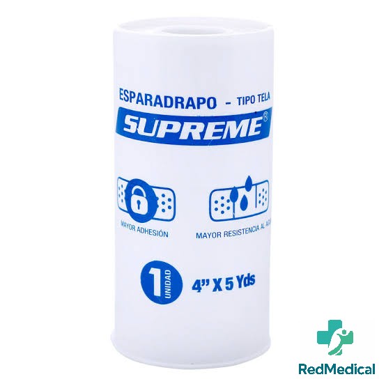 ESPARADRAPO TELA BLANCO 4" X5 YDS SUPREME