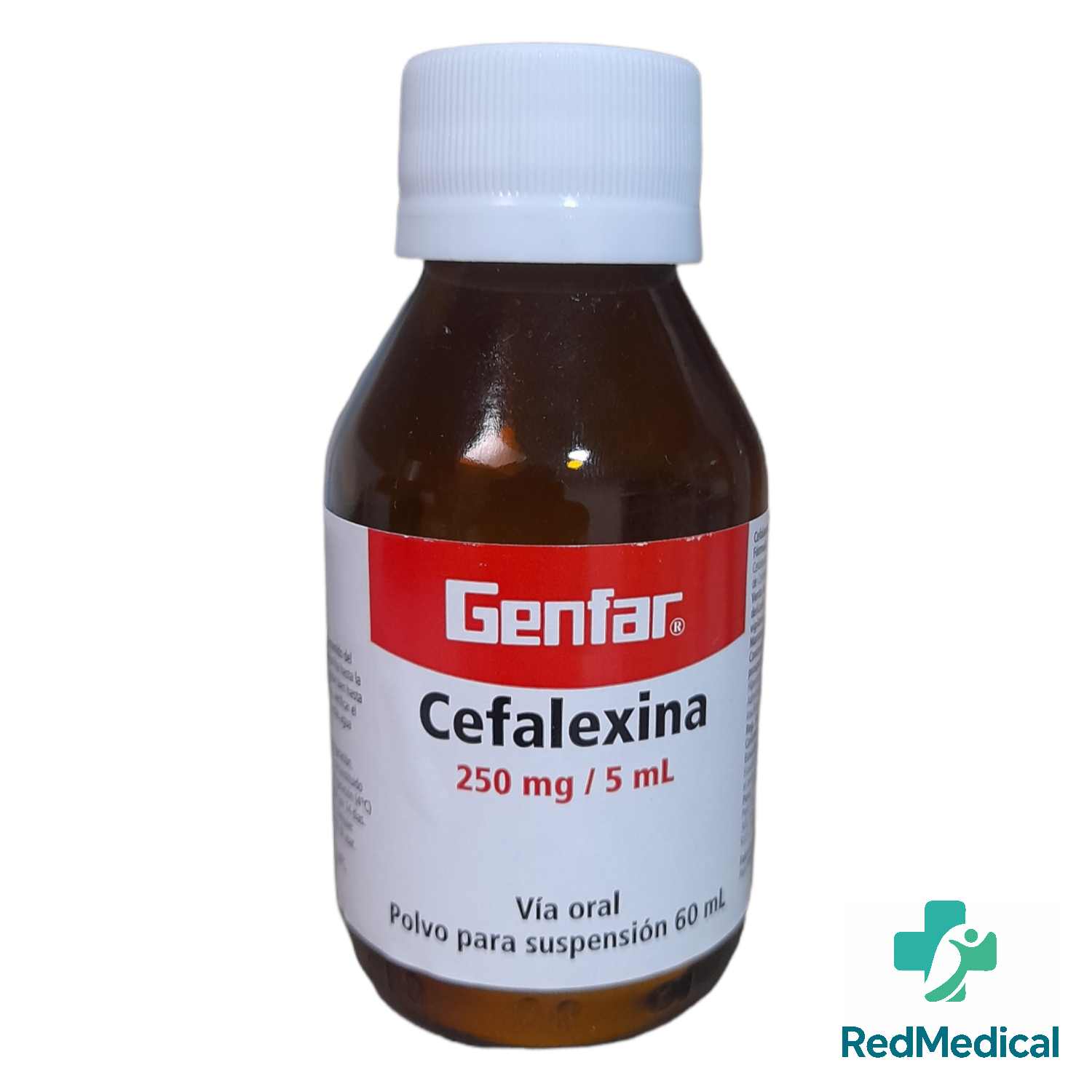CEFALEXINA 250MG/5ML SUSPENSIÓN X 60ML