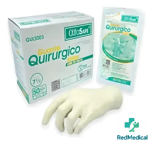 GUANTE ESTERIL 7 1/2 SIN TALCO