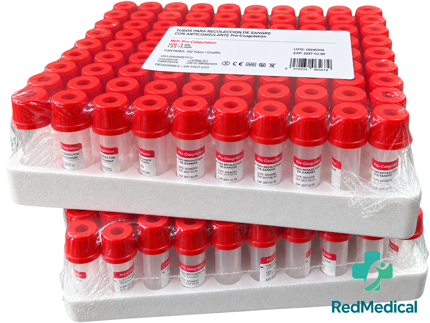 Tubo Tapa Roja 0.5 Ml