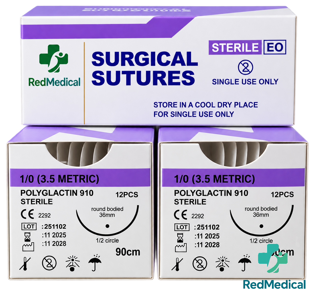 SUTURA ABSORBIBLE 1-0 (USO VETERINARIO)