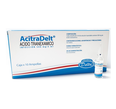 ACIDO TRANEXAMICO 500MG/5ML