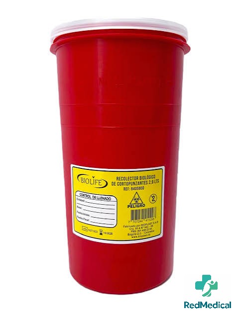 RECOLECTOR CORTOPUNZANTES DE 2.9LT