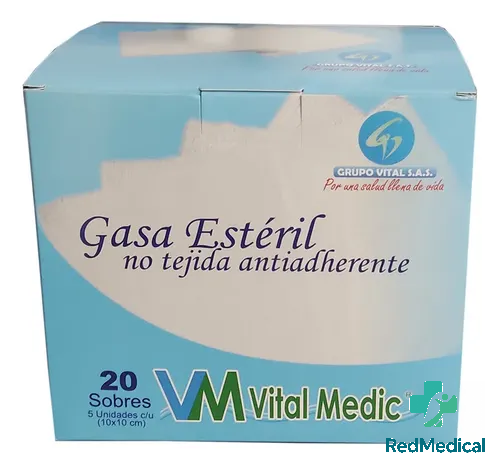 GASA ESTERIL 4*4X5 CAJA X 20
