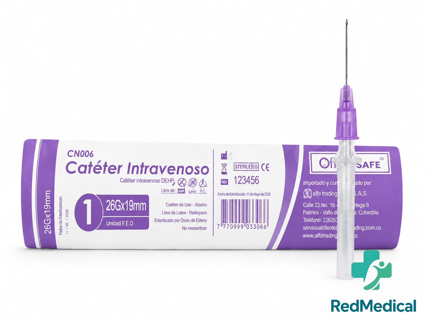 CATETER #26 (MORADO) ALFA