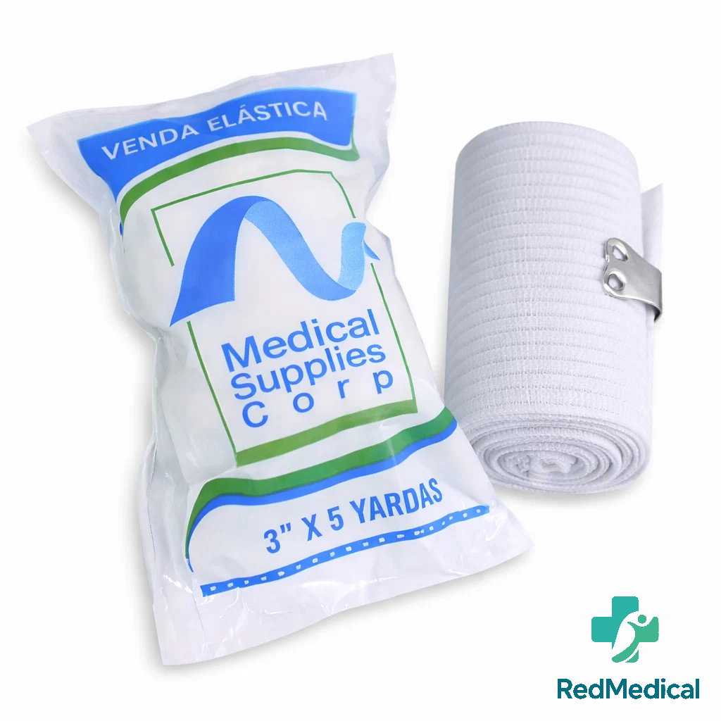 VENDA ELÁSTICA COLOR BLANCO 3*5