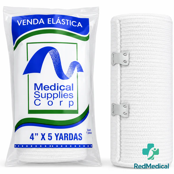VENDA ELÁSTICA COLOR BLANCO 4*5