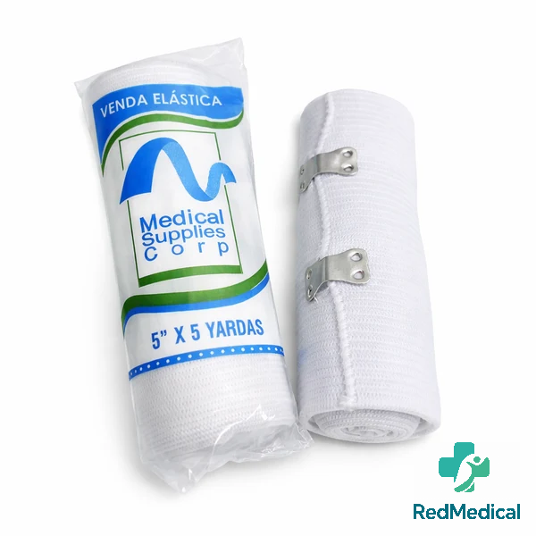 VENDA ELÁSTICA COLOR BLANCO 5*5