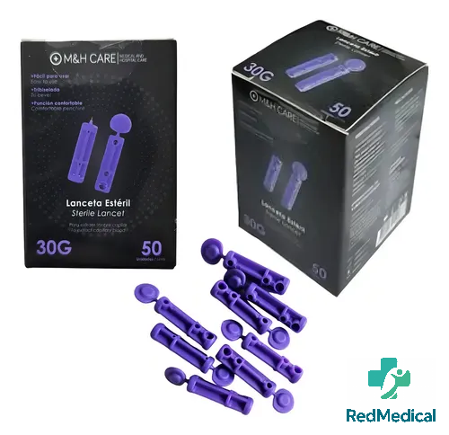 LANCETA ESTERIL 30G 50