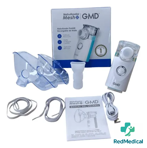 NEBULIZADOR PORTATIL RECARGABLE DE MALLA GMD