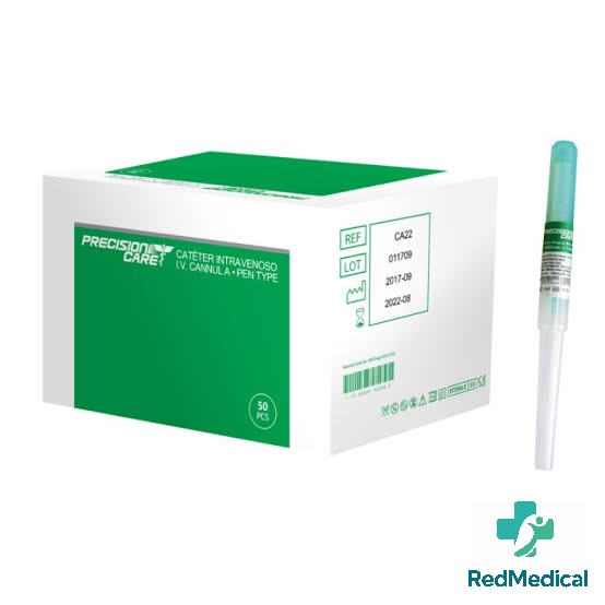 CATETER #18 (VERDE) PRECISION CARE.