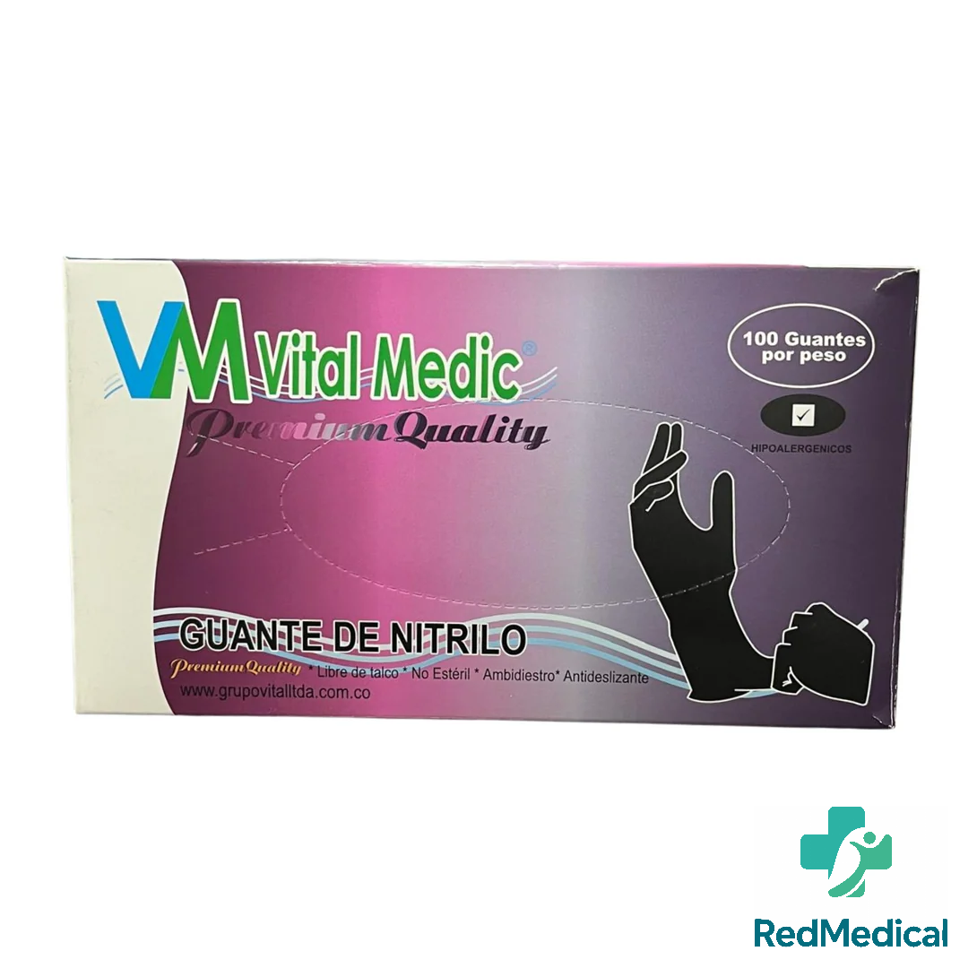 Guantes de Nitrilo S Negro