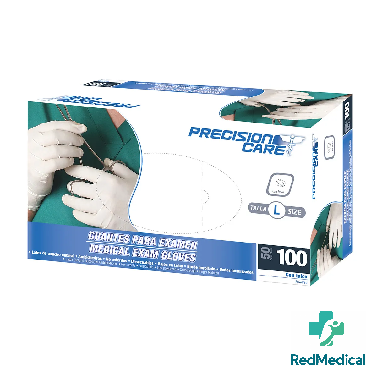 GUANTES LATEX TALLA L PRECISION