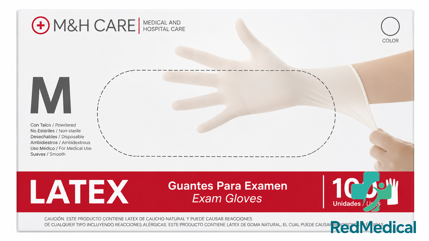 GUANTES LATEX TALLA M