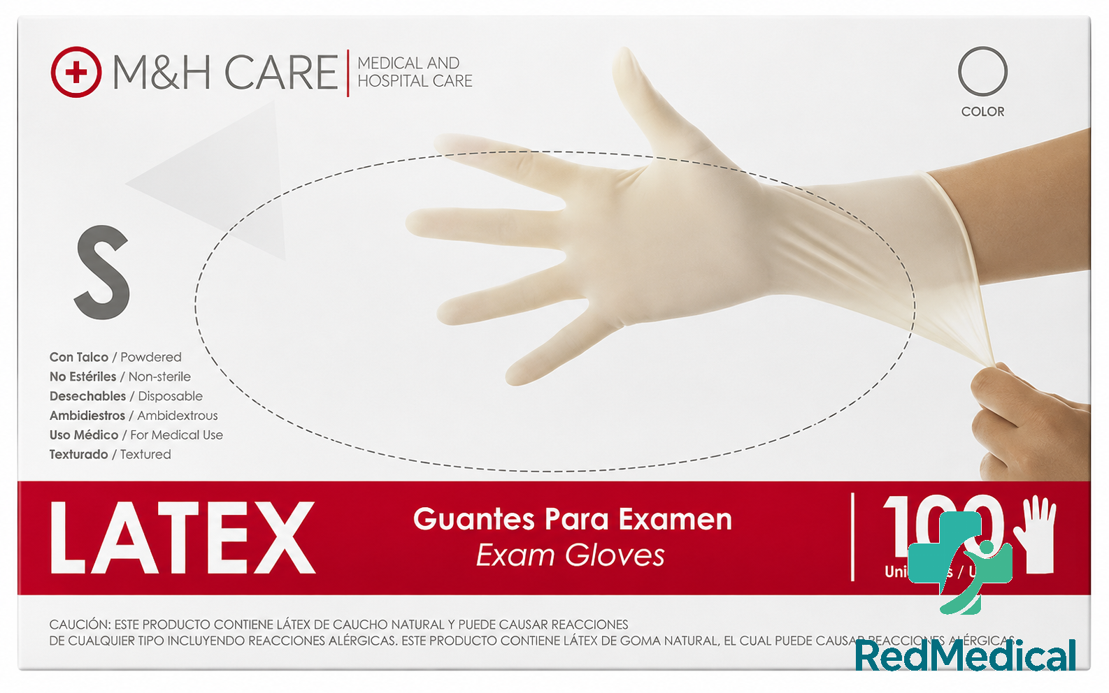 GUANTES LATEX TALLA S