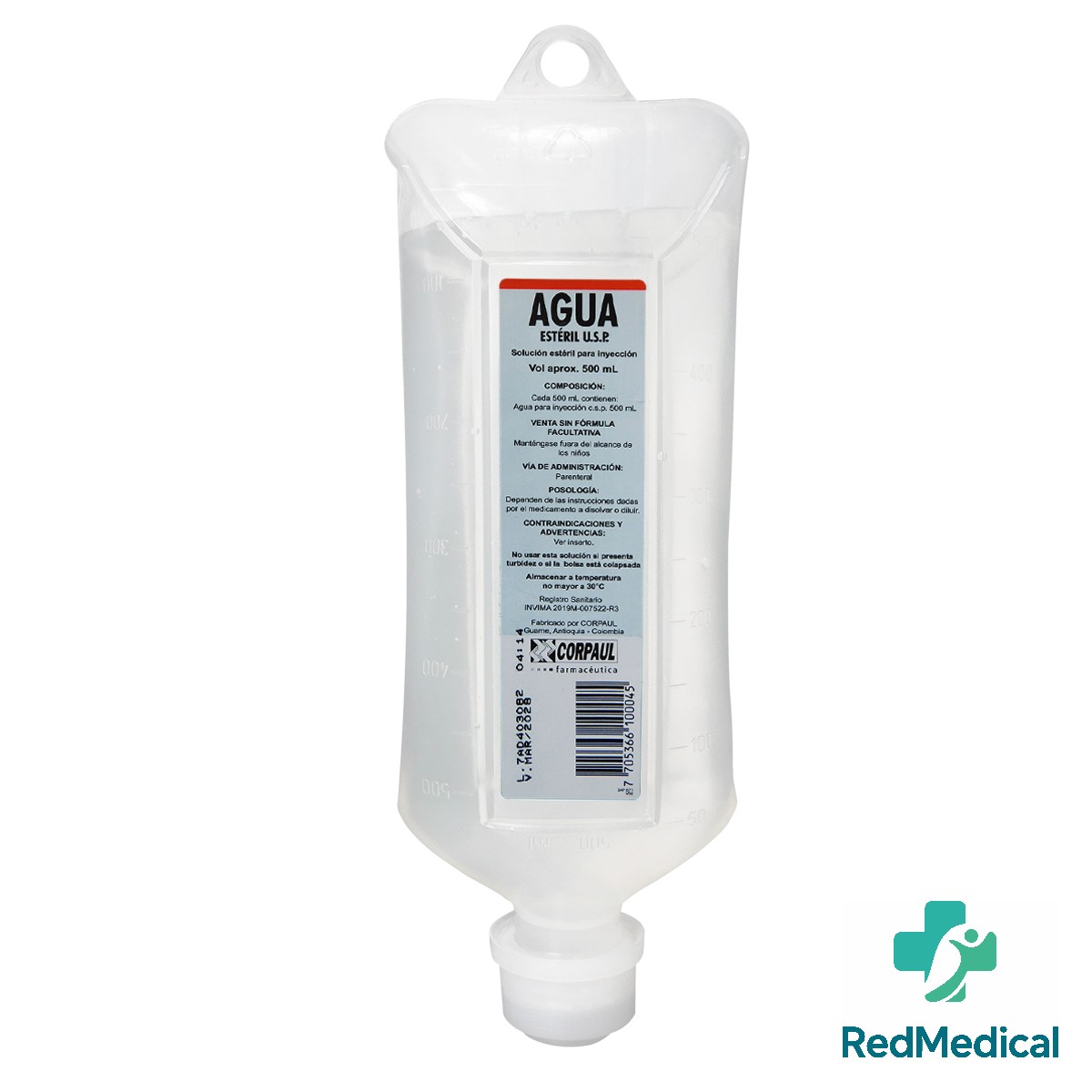 AGUA ESTERIL X 500ML