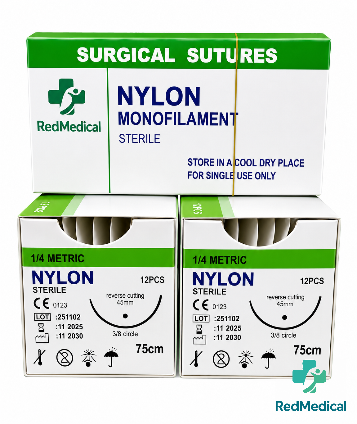 SUTURA NYLON 1 (USO VETERINARIO)