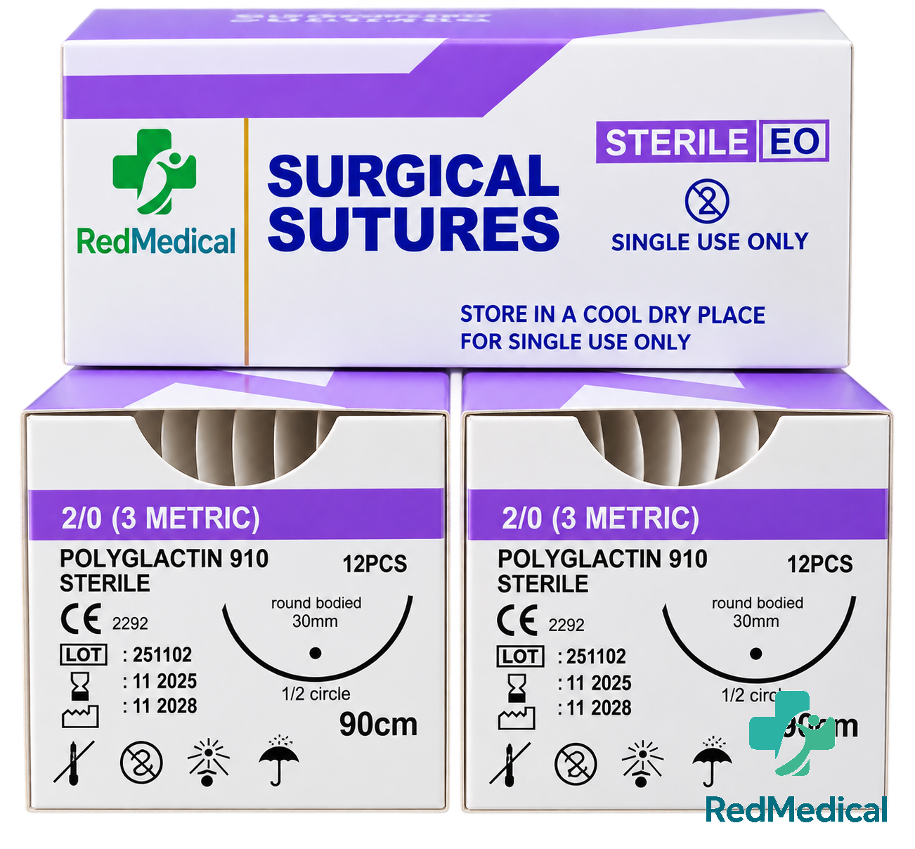 SUTURA ABSORBIBLE 2-0 (USO VETERINARIO)